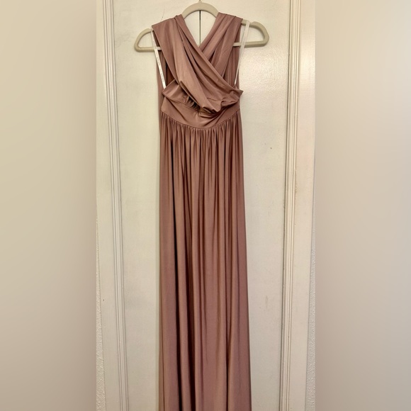 David's Bridal Versa Infinity Mutli Way Dress- Dusty Mauve - Picture 2 of 5